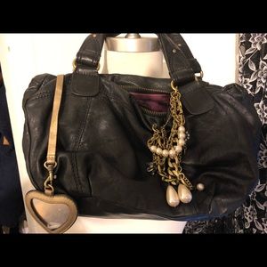 Juicy couture leather hobo